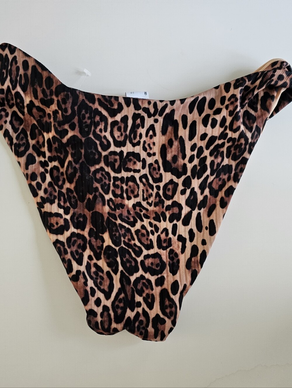 Asos Cheatah Print High Cut Bikini Bottom